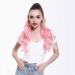 Ombre Curly Hair Ponytail Extensions Claw In Fake Ponytail Tail Hairpiece Long Clip In Synthetic Blonde Pink Wavy Wig 613 Beach Blonde 26inches 26 Inch 613 Beach Blonde - Buy Online on GoSupps.com