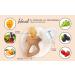 BABYLEDO Baby Fruit Pacifier with Teething Ring - Fox Brown | Safe Baby Teething Aid for Fruits & Vegetables - Buy Online on GoSupps.com