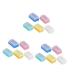 ADOCARN Brush Scrubber Baby 15 pcs Massage Shower Kids Baby for Bathing + Green Yelloew Sponge Scrubber White Blue Baby Bath mediumx3pcs