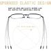 Read Optics Compact Folding Reading Glasses - Black with Silver & Gunmetal Telescopic Arms | Unisex +1.0 Readers for Ultimate Portability - Buy Online on GoSupps.com