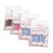 BIUDECO 40pcs Sponge Stick Glitter Eyeshadow Brush Eyeshadow Brush Double End Flat Makeup Brush Plastic Abs