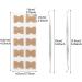 Ingrown Toenails Tool Set 60 Pieces Toenail Correction Patch with 2 Corrector Pedicure Tools Toenail Care Cleaning Tools (Dark Flesh) - Buy Online on GoSupps.com