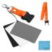 Sedremm Grey Card White Balance Card 3 in 1 Digital Color Correction Set 18% Exposure Photography Card for Video DSLR and Film with Microfiber Cleaning Cloth
