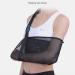 Adjustable Arm Sling for Shoulder Immobilization & Support - Breathable Black Shoulder Brace - One Size Fits All - Buy Online on GoSupps.com
