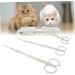 Mipcase 3pcs Plant Scissors Set | Fabric Onion & Aquarium Cutting Scissors | Straight Cut Medium Silver Tools for Gardening & Home Use - Buy Online on GoSupps.com
