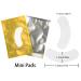 Lunamoon 50 Pairs Eye Pads for Eyelash Extensions | Boat Shape Under Eye Pads & Patches | Mini Golden Accessories - Buy Online on GoSupps.com