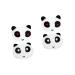 HomsfoU 4 pieces warm panda mask winter mask Cotton mask Reusable facial protection Autumn-winter facial cover disposable disposable masks nose mouth cover variety 1 piece (1 Pack) whitex2stk