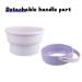 3-in-1 Makeup Brush Cleaner Mat & Silicone Bowl Portable Beauty Brush Cleaner with Drying Holder for All Brush Sizes - Buy Online on GoSupps.com