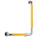 Grab Bars for Bathtubs and Showers Stainless Steel L Type Grab Rail Bathroom Handrail Safety Support Grab Bar with Anti-Slip Grip for Bath