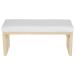 Nail Arm Rest Wooden Manicure Pillow Stand Nail Art Hand Pillow Mat Soft Comfortable PU Leather Wooden Stand Arm Rest Cushion for Nail Salon (White)
