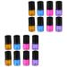 Beaupretty Terrariums Essential Oil Roller Bottle 3ml Mini Roller on bottle of travel Roller on bottle of probe drums bottles for essential oil 16PCs glass container for terrariums 4x 1.2 cm