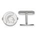 Michigan State Spartans Logo Cuff Links (Sterling Silver)