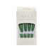 AUklOPVZZ 1 Set French Tip Press on Nails Solid Color Extension Shimmer Fingernails Decals Full Cover Salon Gifts Manicure Kit H33-green jelly glue