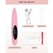 EYECURL Heated Eyelash Curler - Portable 24 Hours Long Lasting Electric Curler - Intelligent Power 0ff - Quick Natural Curlers with Comb for Makeup (Pink) - Buy Online on GoSupps.com