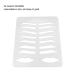 Brow Lip Stencil - Reusable PVC Eyebrow Decoration Tool - Buy Online on GoSupps.com