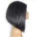 AmyGline Women's Black Brazilian Short Straight Bob Wig - Fashionable Side Parted Hairstyle - Buy Online on GoSupps.com
