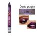 Go Ho 2PCS Purple Eyeshadow Sticks - Ultra Pigmented Shimmer Eye Black - Long Lasting Makeup Pen - Bright Purple & Deep Purple Shades - Buy Online on GoSupps.com
