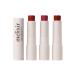 Melixir Vegan Lip Butter Trio (#03 Red Velvet #05 Dewy Rose #06 Rust Red) Hydrating Tinted Lip Balm for Dry Chapped Lips Petrolatum-Free Gift Set for Women Korean Lip Care Skincare Set