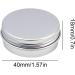 6 Pieces Aluminium Jars Metal Empty Jar Cosmetic Containers with Screw Covers and Labels and Mini Spatula for Sample Cream Cosmetics Lip Balm 20 ml - Buy Online on GoSupps.com
