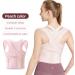 Posture Corrector for Men and Women Back Support Posture Corrector for Pain Relief Small Pink - Buy Online on GoSupps.com