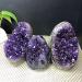 Natural Brazilian Amethyst Geode Purple Crystal Clusters Quartz Stone 500g-600g for Home 1pc Chakra Reiki Balancing - Buy Online on GoSupps.com