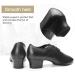 JUODVMP Men's Black Dance Shoes - Modern Latin Jazz Salsa Tango & Ballroom - Buy Online on GoSupps.com