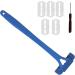Amagogo Back Razor for Men - Easy DIY Grooming Long Handle Wet/Dry Use Foldable - Blue - Buy Online on GoSupps.com
