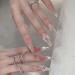 Temperament manicure finger tip streamer pure handmade ice through nude bow wearing a sweet atmosphere manicure(M) - Buy Online on GoSupps.com