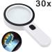 SUIOPPYUW Magnifier Convenient doublelayer nonslip luminous lens with thin handle magnifying glass for driving seniors - Buy Online on GoSupps.com