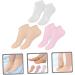 HAPINARY Female Socks 3 Pairs Moisturizing Socks Heel Socks Foot Socks Spa Socks Lotion Socks Cracked Heel Repair Spa Gel Socks Foot Care Non Socks Silicone Socks Ordinary Sebs Miss - Buy Online on GoSupps.com