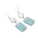 Earrings for Women White Coin Amazonite Silver Hook Earrings Hilarity Earrings for Women
