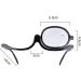 The most cost-effect Magnify Eye Makeup Glasses Single Lens Rotating Glasses Women Makeup Essential Tool(#6) - Buy Online on GoSupps.com