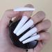 Rosy Finch XXL Extra Long Coffin Stick on Nails - White 2, Long Press Acrylic False Nails with Glue & File for Women - Buy Online on GoSupps.com