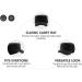 X-Large Black Military Style Cadet Army Cap with STASH Pocket - Everyday Hat - Buy Online on GoSupps.com