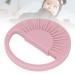 Shop Safe Baby Silicone Bite Ring Toys - Food-Safe Semicircular Sun Design in Lavender Red | Ideal for Infants - Buy Online on GoSupps.com