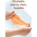 2 Pairs Notherss Silicone Gel Heel Cups for Cracked Heel Pain Relief - Regular Size for Men & Women - Buy Online on GoSupps.com