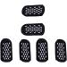 Minkissy 3 Pairs Spa Gel Socks for Foot Care - Ultimate Protection for Dry Cracked Skin | Black Essential Oil Infused Foot Socks - Buy Online on GoSupps.com
