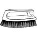 Rubbermaid Commercial RCP6482COB RCP6482COB-Iron-Shaped Scrub 6quot Brush White Plastic Handle Bristles Navy (Or Navy Blue) - Buy Online on GoSupps.com