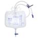 Urine Drainage Bags 2000ml Capacity Leg Bag Urine Collection Bag with Tubing Anti-Reflux Valve (1Pc)
