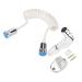 Toilet Bidet ABS Hand-Held Toilet Bathroom Bidet Shower Head with PU Spring Tube G1/2 inch BSP