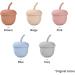 Acorn Toddler Cups - Silicone Sippy & Straw Cup for Child Feeding, 6.7 oz, BPA-Free - Buy Online on GoSupps.com