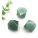 Natural Crystal Rough 1pc Natural Green Crystals Stone Carved Polyhedron Shaped Smooth Stone Crystals Room Decoration Can be Used for Home Office Decoration - Buy Online on GoSupps.com