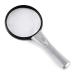 Glass Handheld Magnifier Large Mirror 4X Glass with LED Older Reading Newspaper Light 110MM Loupe Made in China