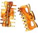 Buy Large Brown Hair Clips - Section Clips & Gripping Wave Riders for Long Hair | International Shipping - Buy Online on GoSupps.com