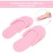 Hotel Disposable Slippers 12 Pairs - Pink Spa Home Breathable Flip-Flops for Travel - 34 * 13 * 8cm - Buy Online on GoSupps.com