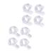 Healvian Silicone Tool 4 Pairs Separator Thumb Brace Gel Cushion for Sitting Thumb Splint Spacers Silicone Bunion Splint Sebs White Spacers for Feet Hammer for Men Tools for Men