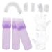 Didiseaon 1 Set Hair Oil Bottle Hair Coloring Tools Hair Coloring Kit Hair Bleach Kit Hair Bleaching Kit Hair Oil Applicator Hair Dying Accessory Kit Purple Hair Dye Plastic Supplies 6.9x4.8cm Purple