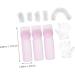 MAGICLULU 1 Set Washbasin Hair Dye Accessories Ear Cover for Hair Dye Hair Coloring Kit DIY Hair Dye Tools Hair Oil Applicator Hair Applicator Tool Clear Gloves Portable Pink Plastic 6.9x4.8cm Pink - Buy Online on GoSupps.com