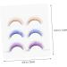 minkissy 3 Pairs 3d False Eyelashes Halloween Eyelash Faux Lashes Reusable Makeup Lashes Color Lashes Halloween Eye Lashes False Lashes Eyelashes Cross Accessories Synthetic Silk Fiber - Buy Online on GoSupps.com