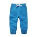 CuteOn Unisex Kids Elastic Waist Cotton Warm Trousers Baby Pants Bottoms 1-5Years 2 Years Sky Blue